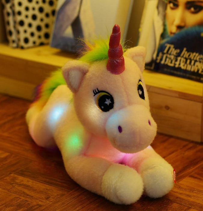 Led Light Luminous Unicorn Plush