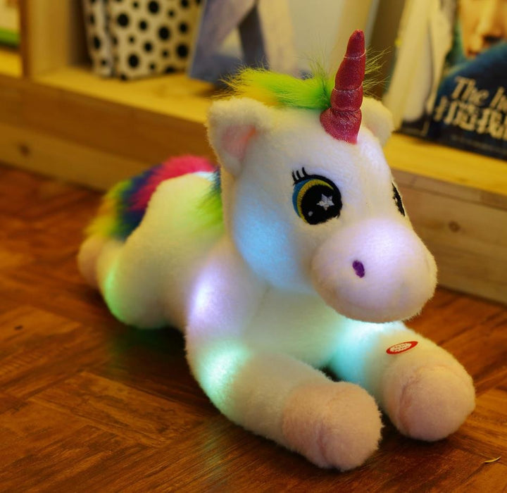 Led Light Luminous Unicorn Plush