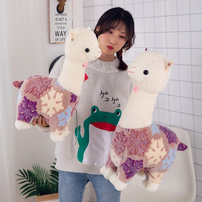 Cartoon Alpacasso Plush Pillow