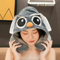 The U-Plush Pillow With Hat