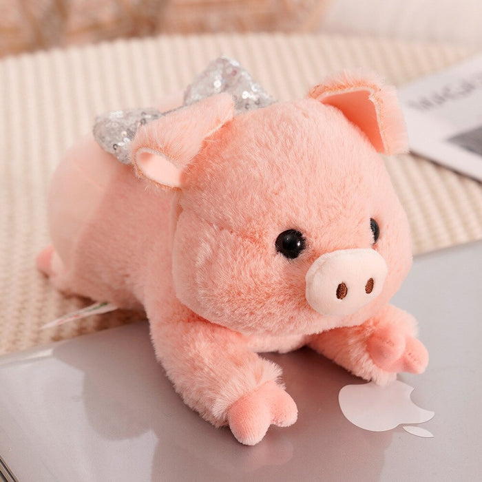 The Pink Peach Back Plush Toy