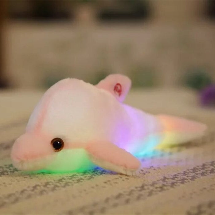 The Colorful Luminous Dolphin Plush Toy