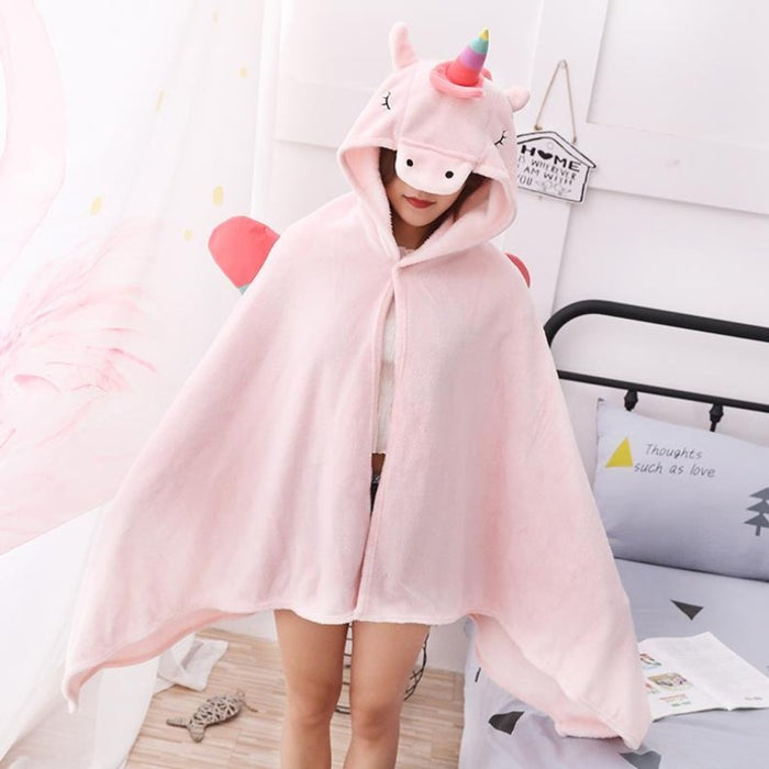 Unicorn Cloak Blanket Plush