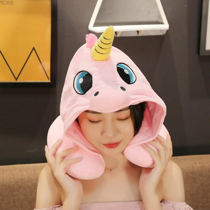 The U-Plush Pillow With Hat