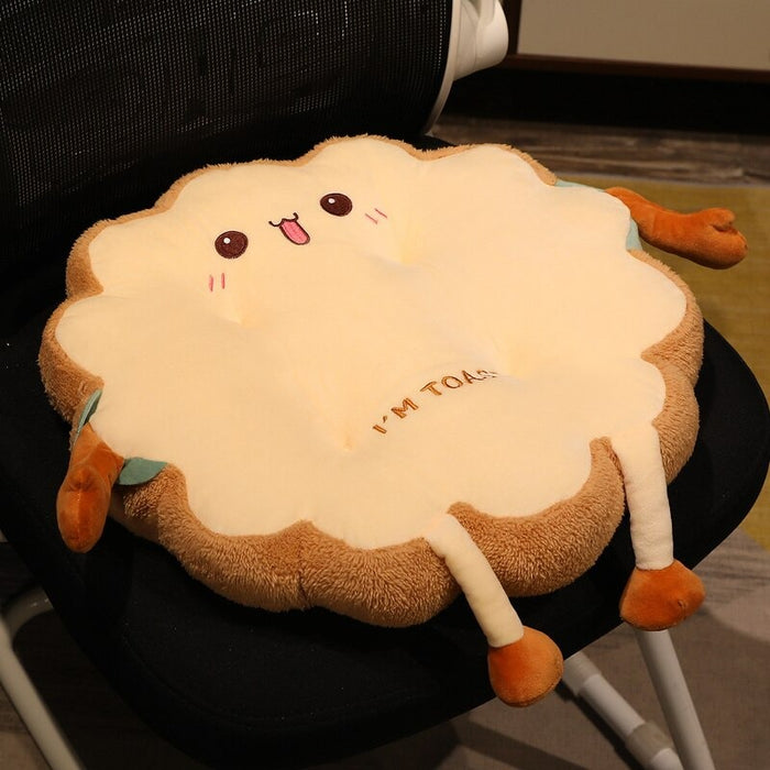 The Toast Bread Plush Mat