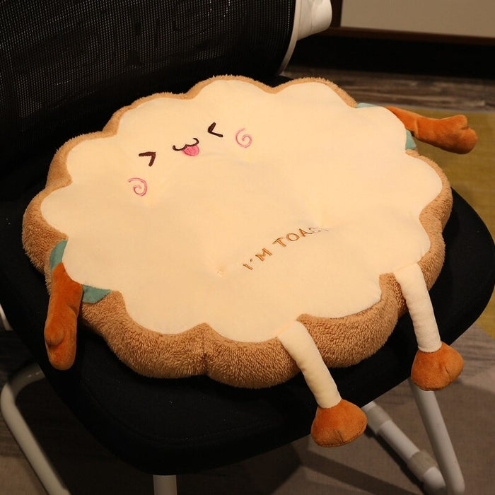 The Toast Bread Plush Mat