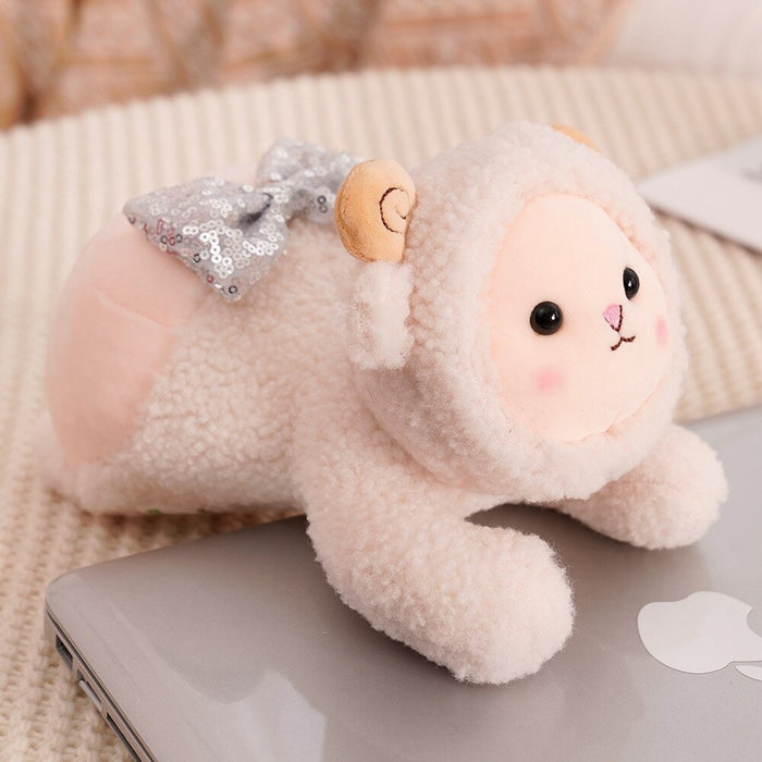 The Pink Peach Back Plush Toy