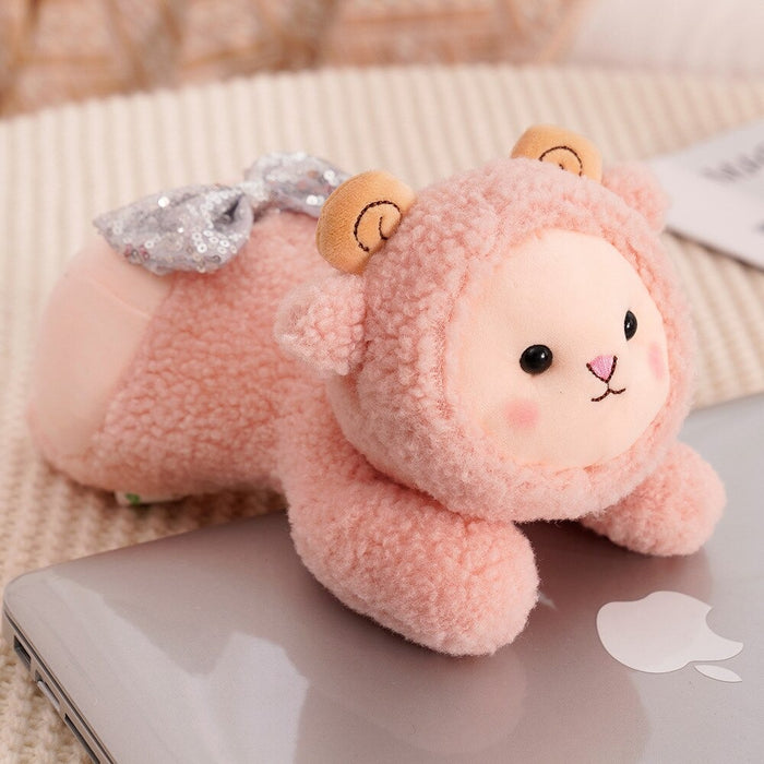 The Pink Peach Back Plush Toy