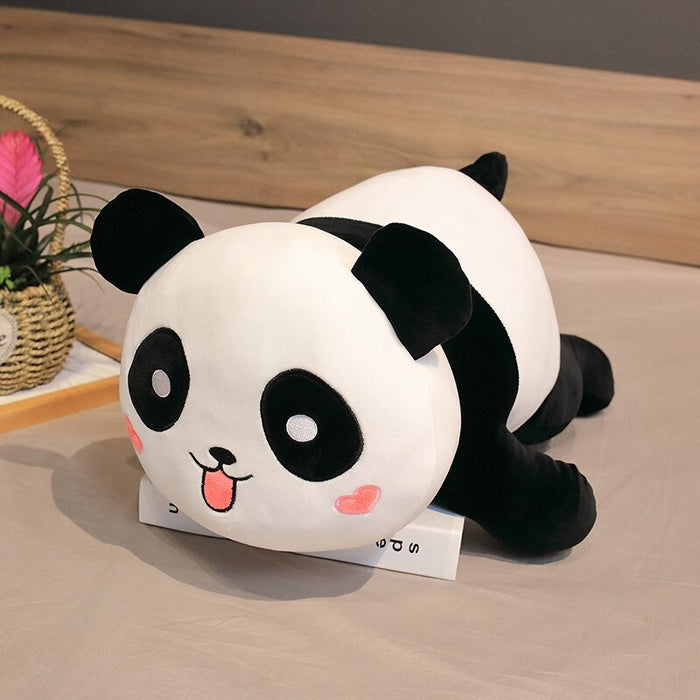 Lying Panda Plush Toys