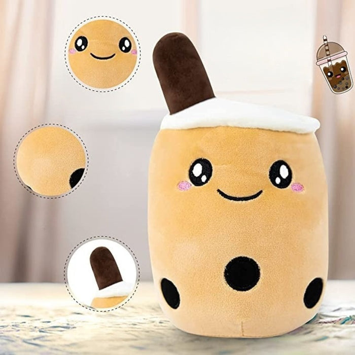 Plush Bubble Tea Pillow