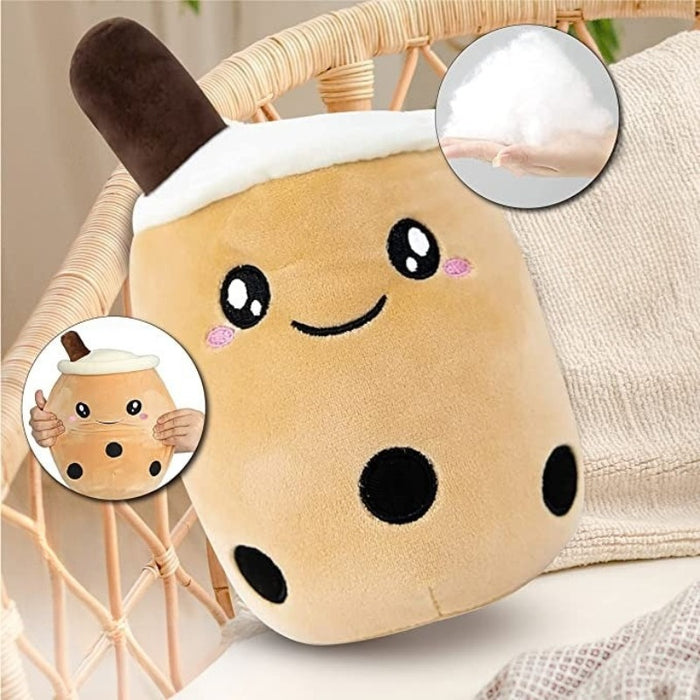 Plush Bubble Tea Pillow