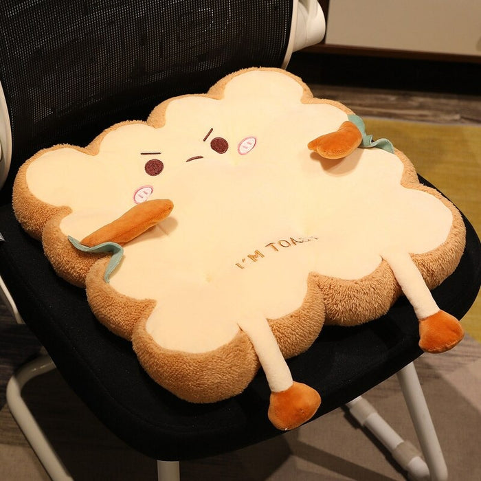 The Toast Bread Plush Mat