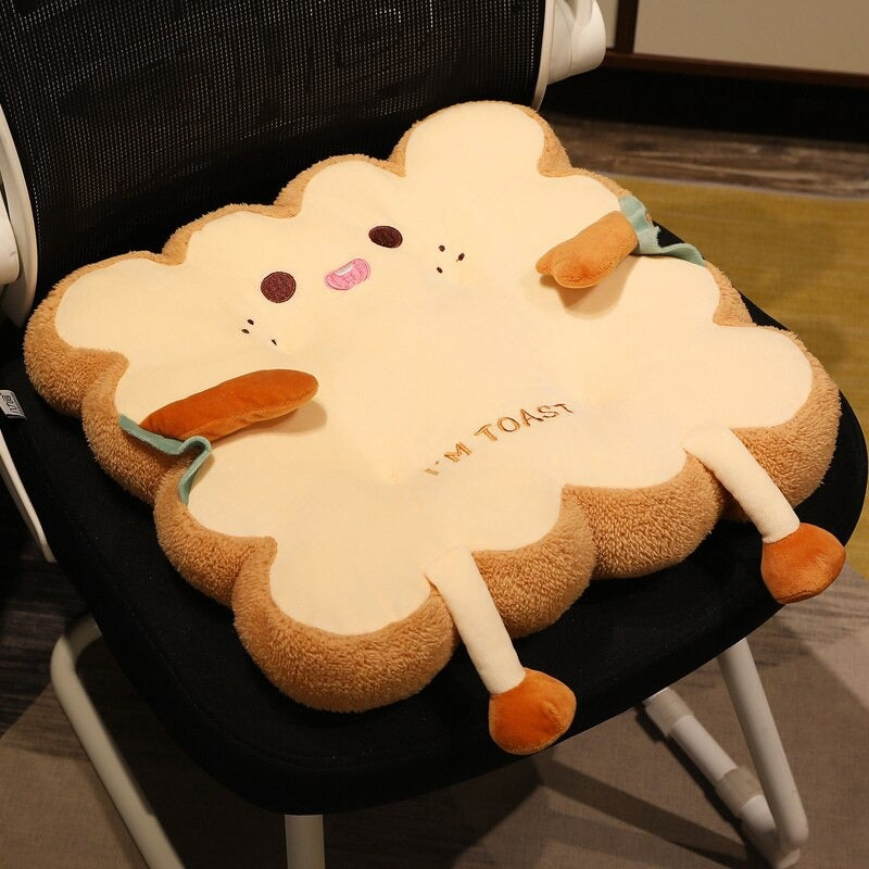 The Toast Bread Plush Mat