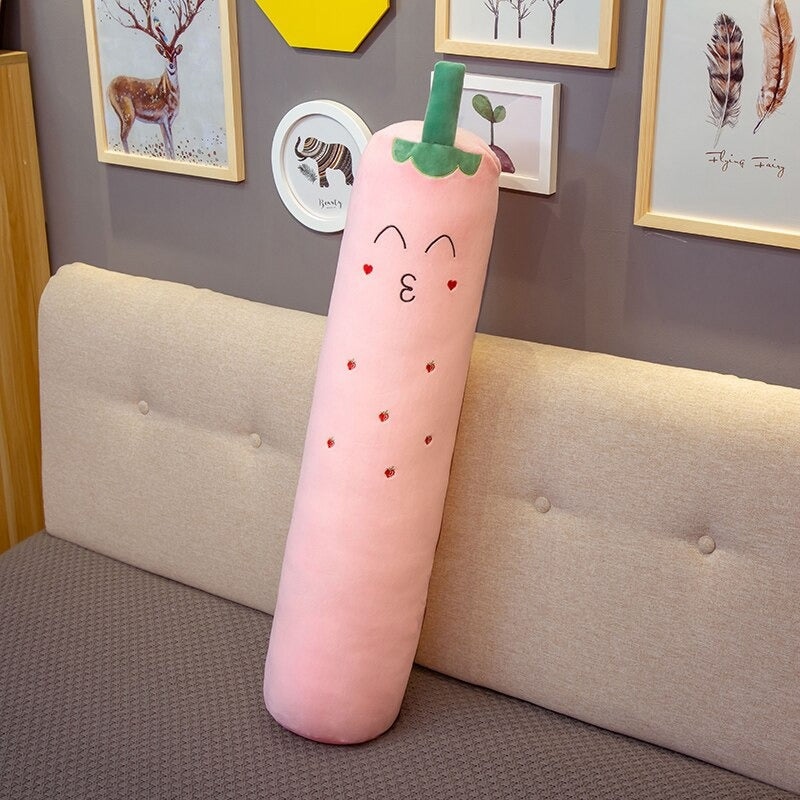 Long Pillow Fruit Plush