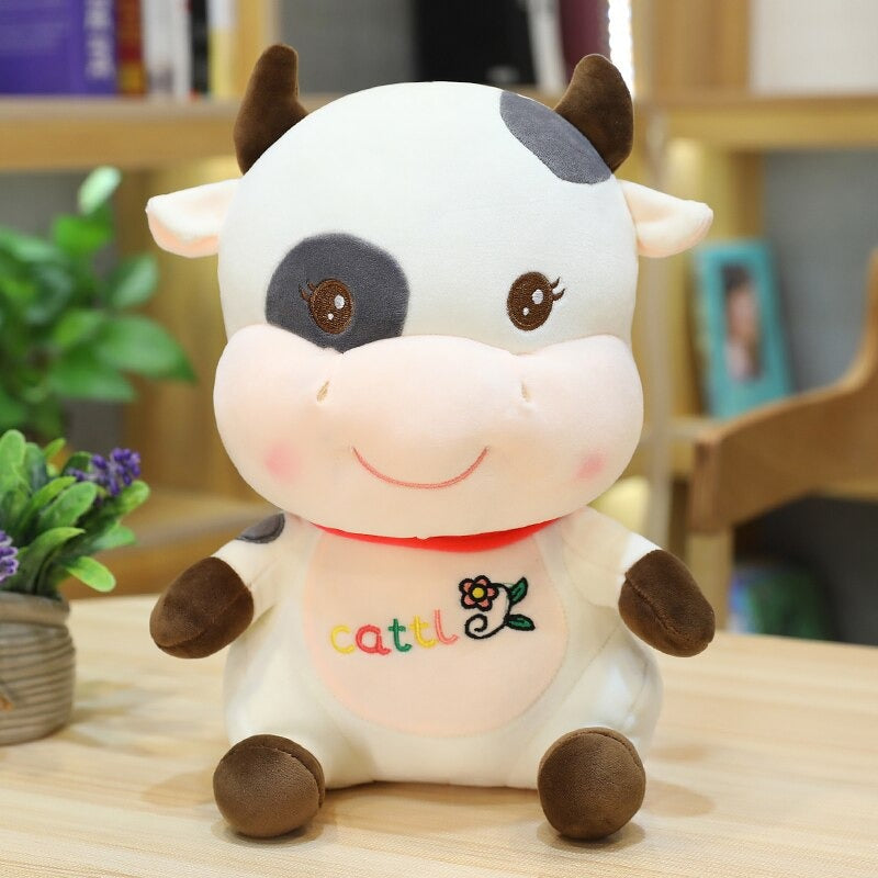 The Sitting Cattle Plush Toy