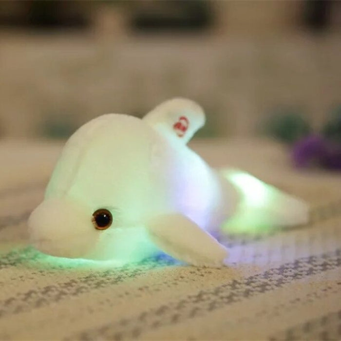 The Colorful Luminous Dolphin Plush Toy