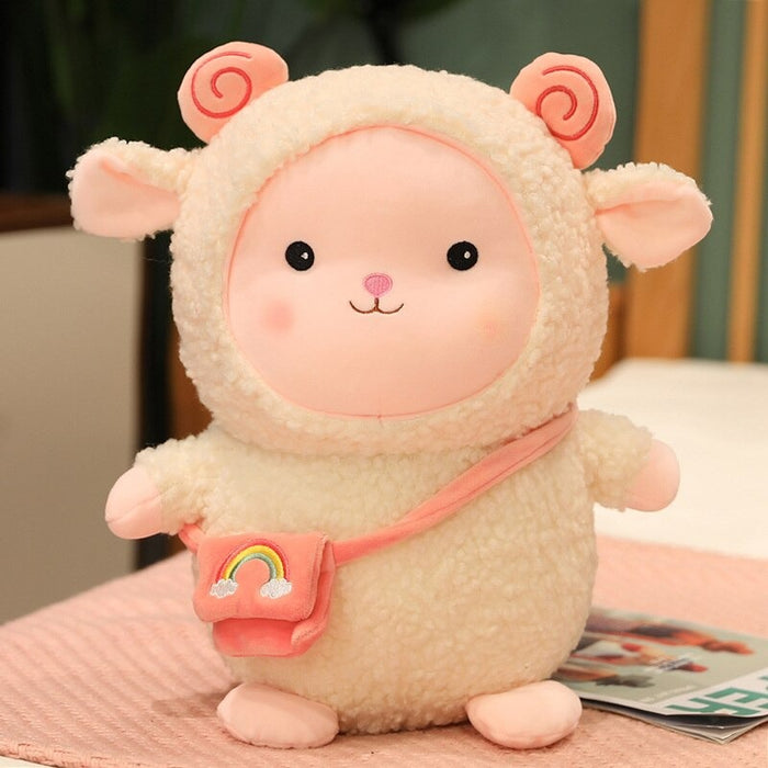 Alpacasso Stuffed Sheep Pillow