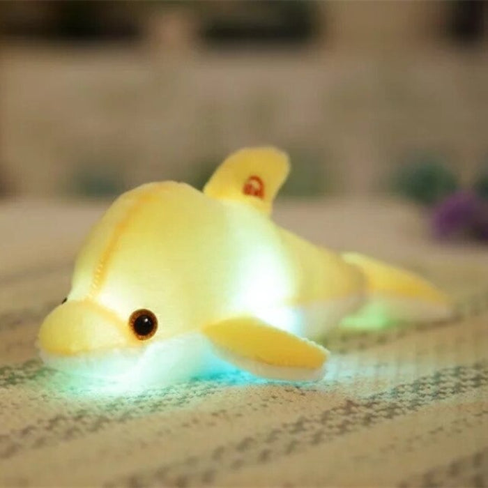 The Colorful Luminous Dolphin Plush Toy