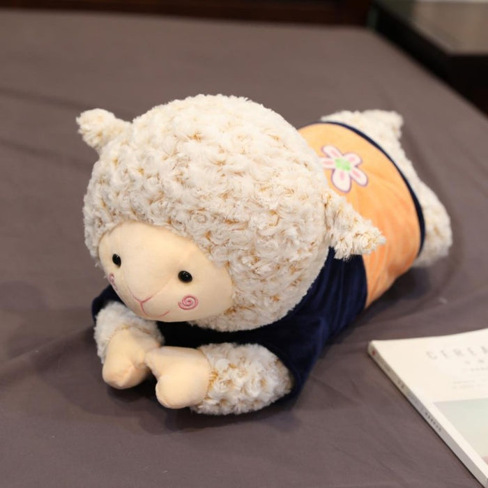 Lying Sheep with Clothes Plush